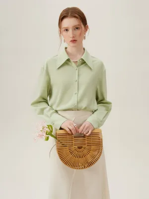 Mint Mambo Professional Satin Shirt