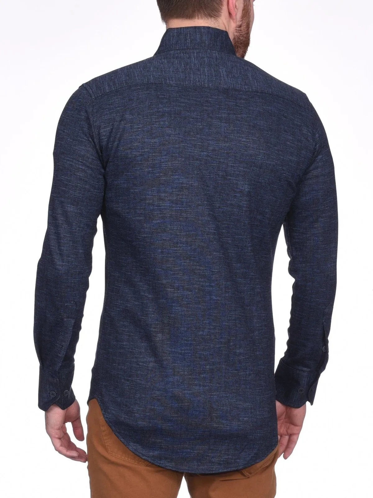 Montreux Men's 4 - Way Jersey Stretch Wrinkle Resistant Slim Fit Casual Shirt