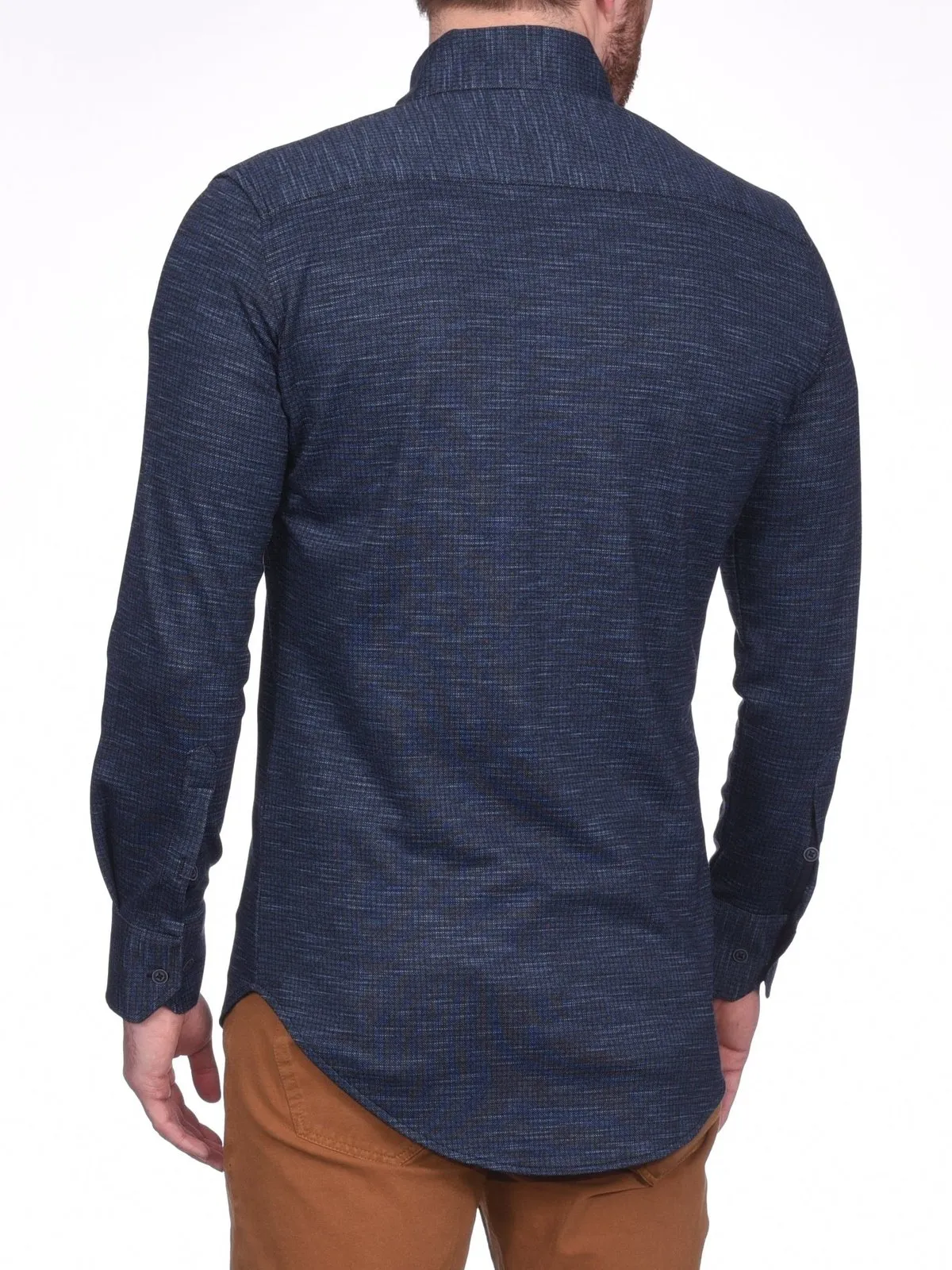 Montreux Men's 4 - Way Jersey Stretch Wrinkle Resistant Slim Fit Casual Shirt