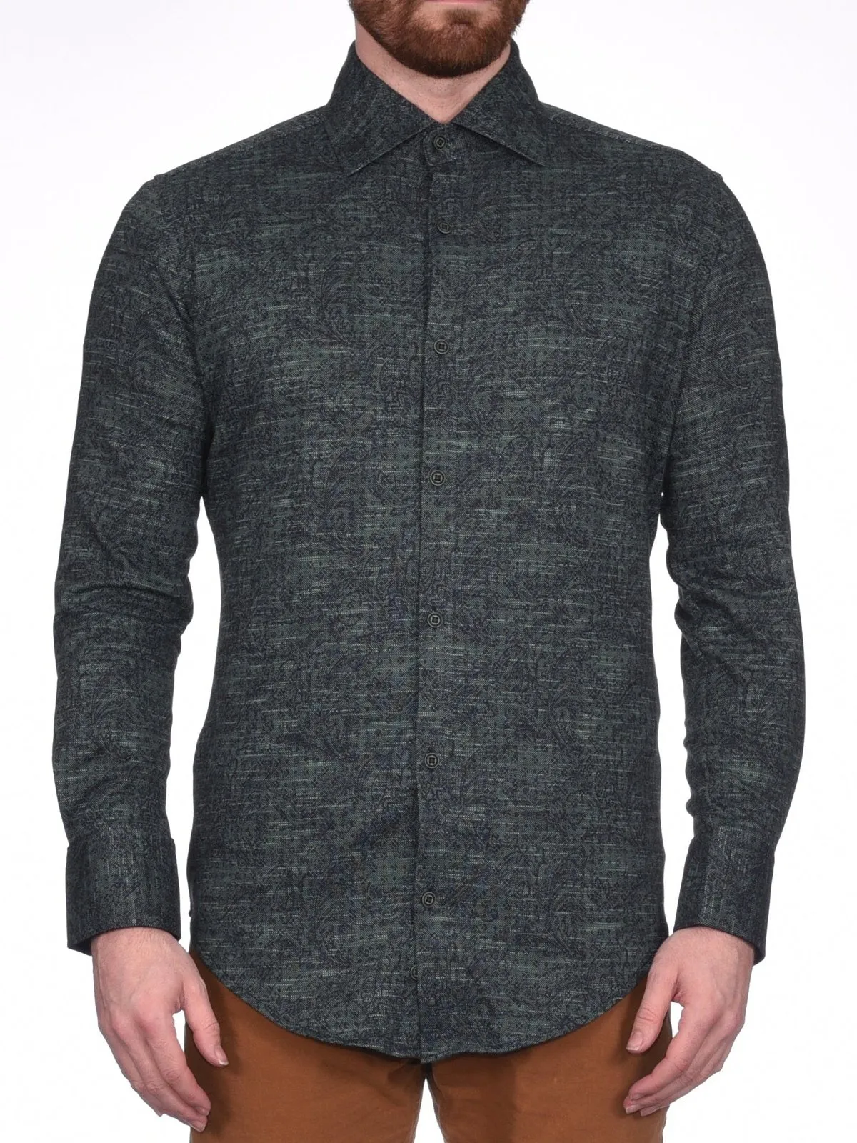 Montreux Men's 4 - Way Jersey Stretch Wrinkle Resistant Slim Fit Casual Shirt