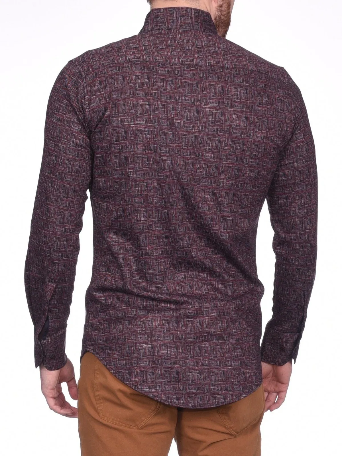 Montreux Men's 4 - Way Jersey Stretch Wrinkle Resistant Slim Fit Casual Shirt