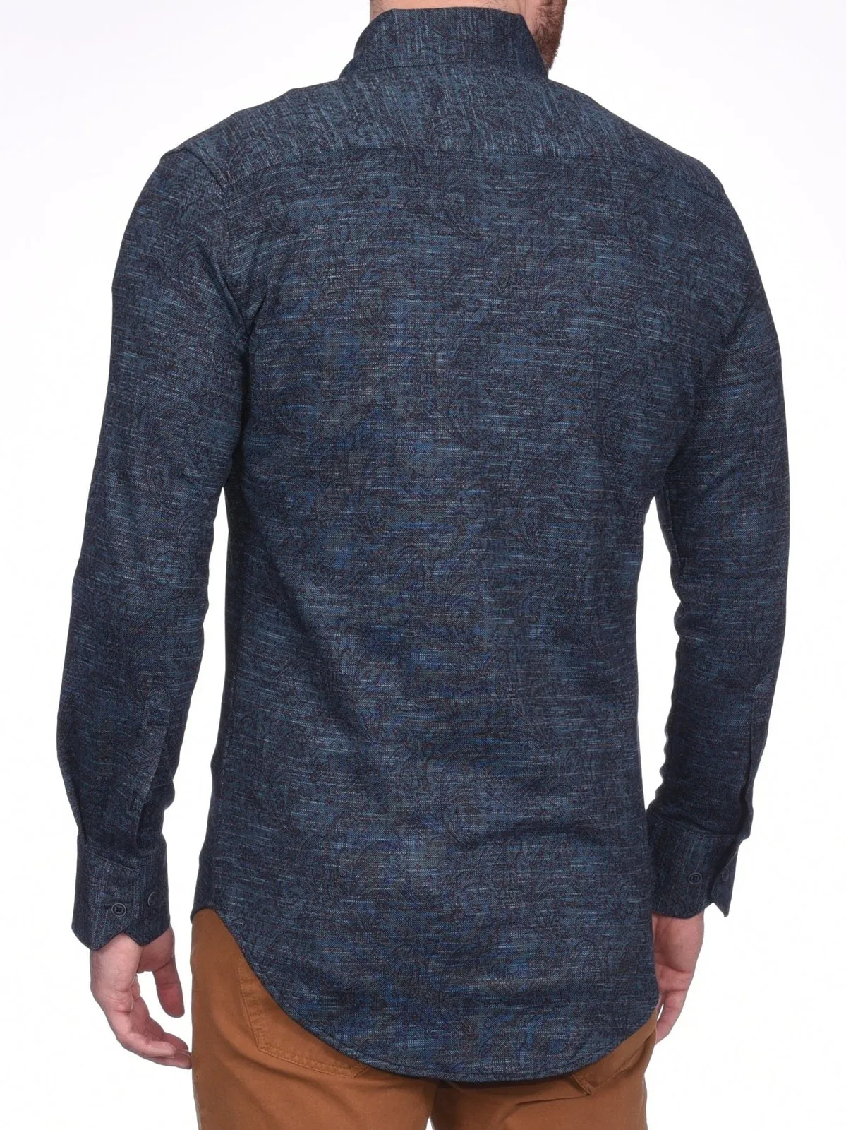 Montreux Men's 4 - Way Jersey Stretch Wrinkle Resistant Slim Fit Casual Shirt