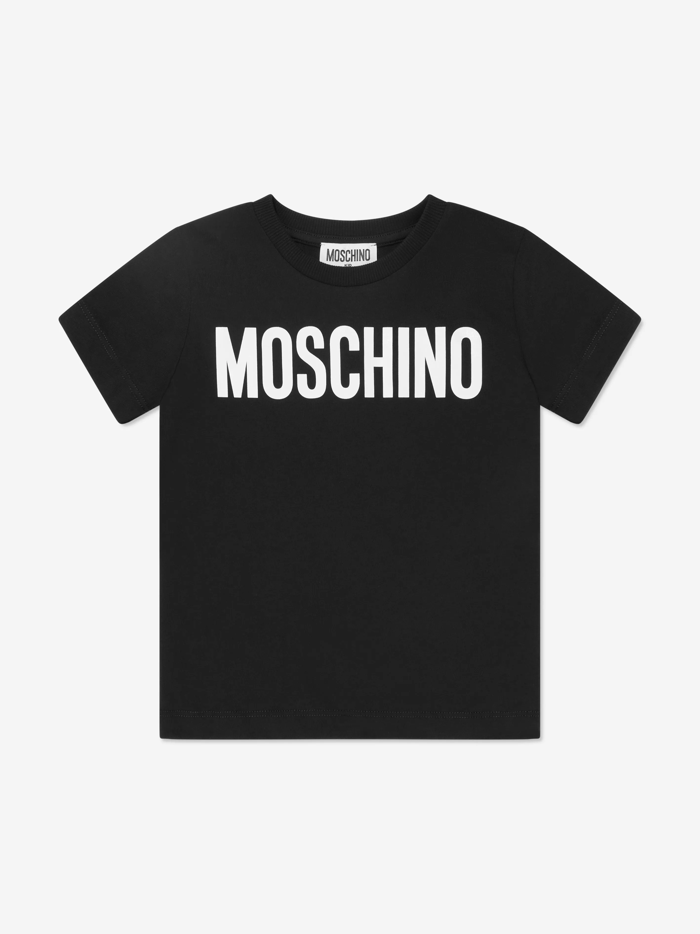 Moschino Kids Logo T-Shirt in Black