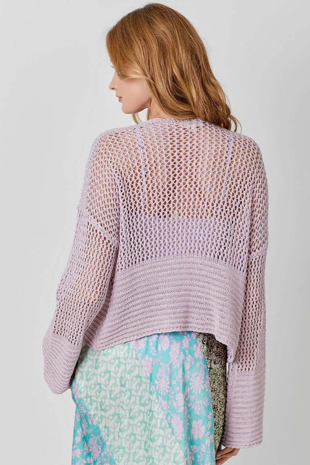Mystree  Relaxed Open Sweater Cardigan