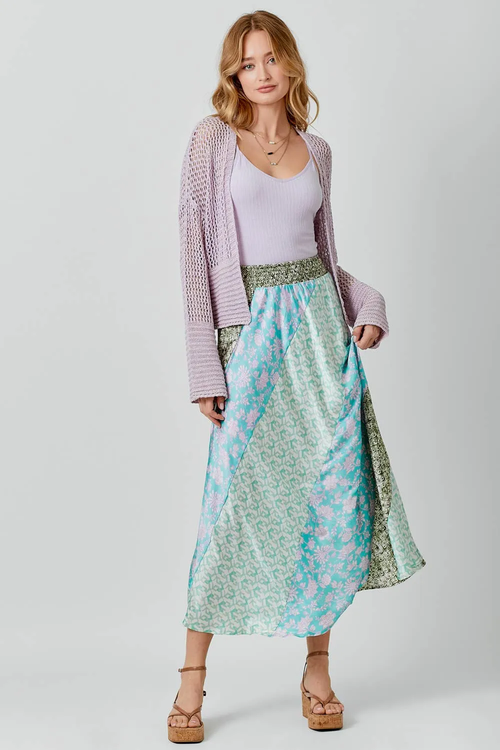 Mystree  Relaxed Open Sweater Cardigan