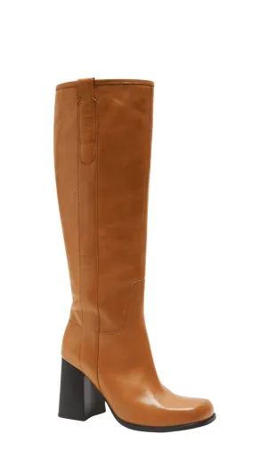 Naomi Tall Heel Boots-Tuscan Tan FINAL SALE