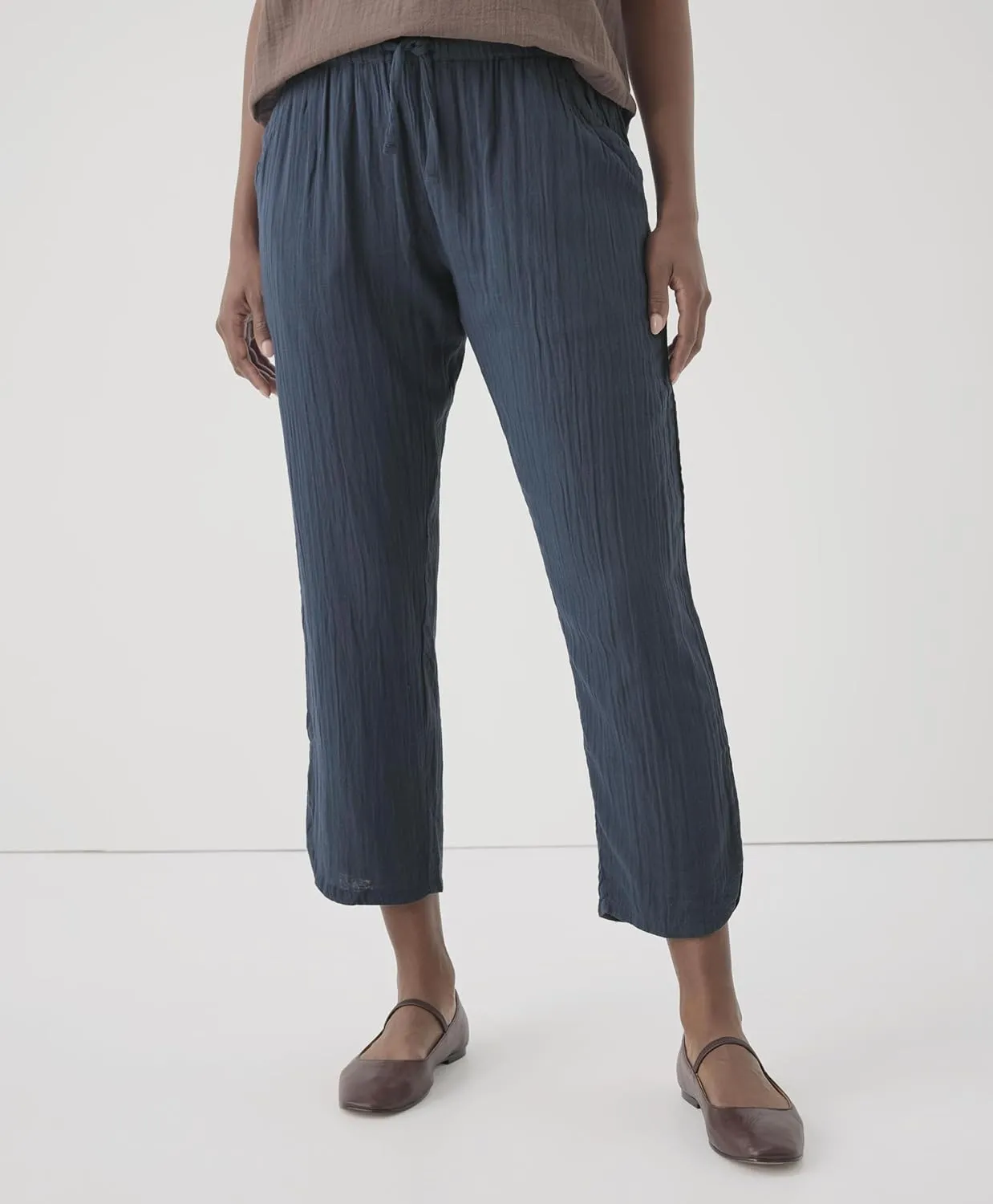 Pact Organic Cotton Women's Gauze Pull-On Casual Pants