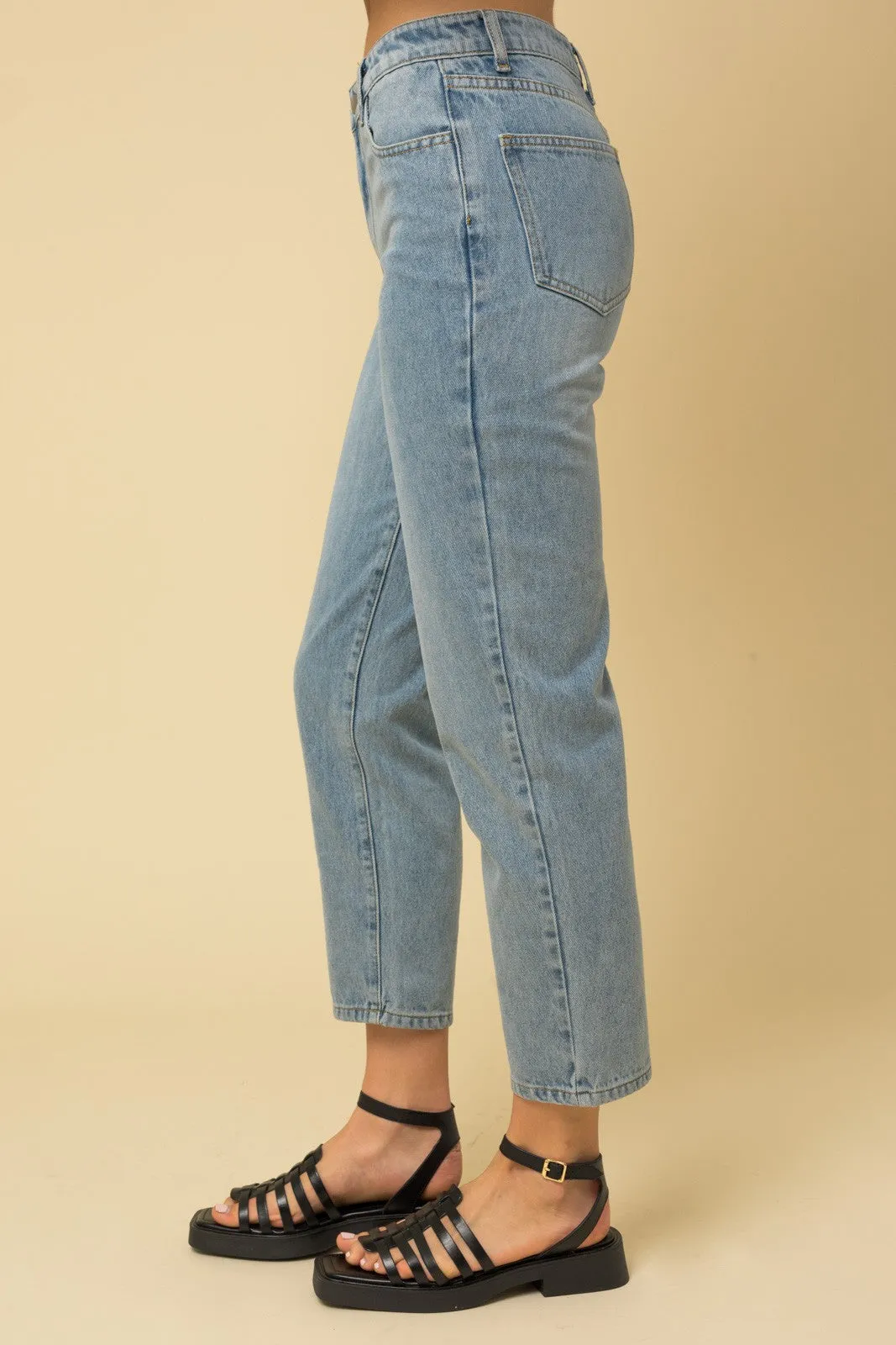 Relaxed Cropped Length Denim
