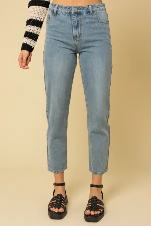 Relaxed Cropped Length Denim