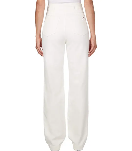 Relaxed Straight Jeans White