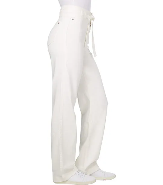 Relaxed Straight Jeans White