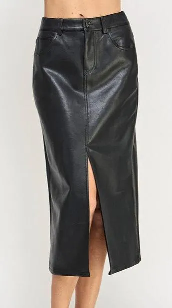 Sleek Noir Skirt