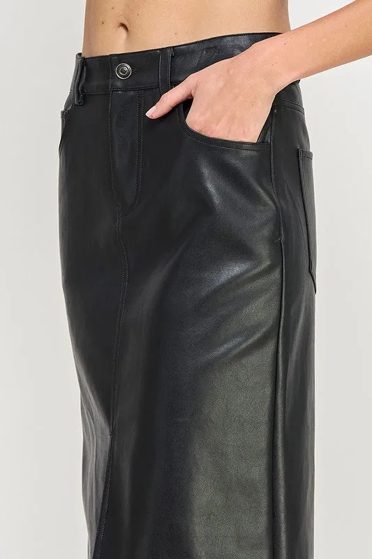 Sleek Noir Skirt