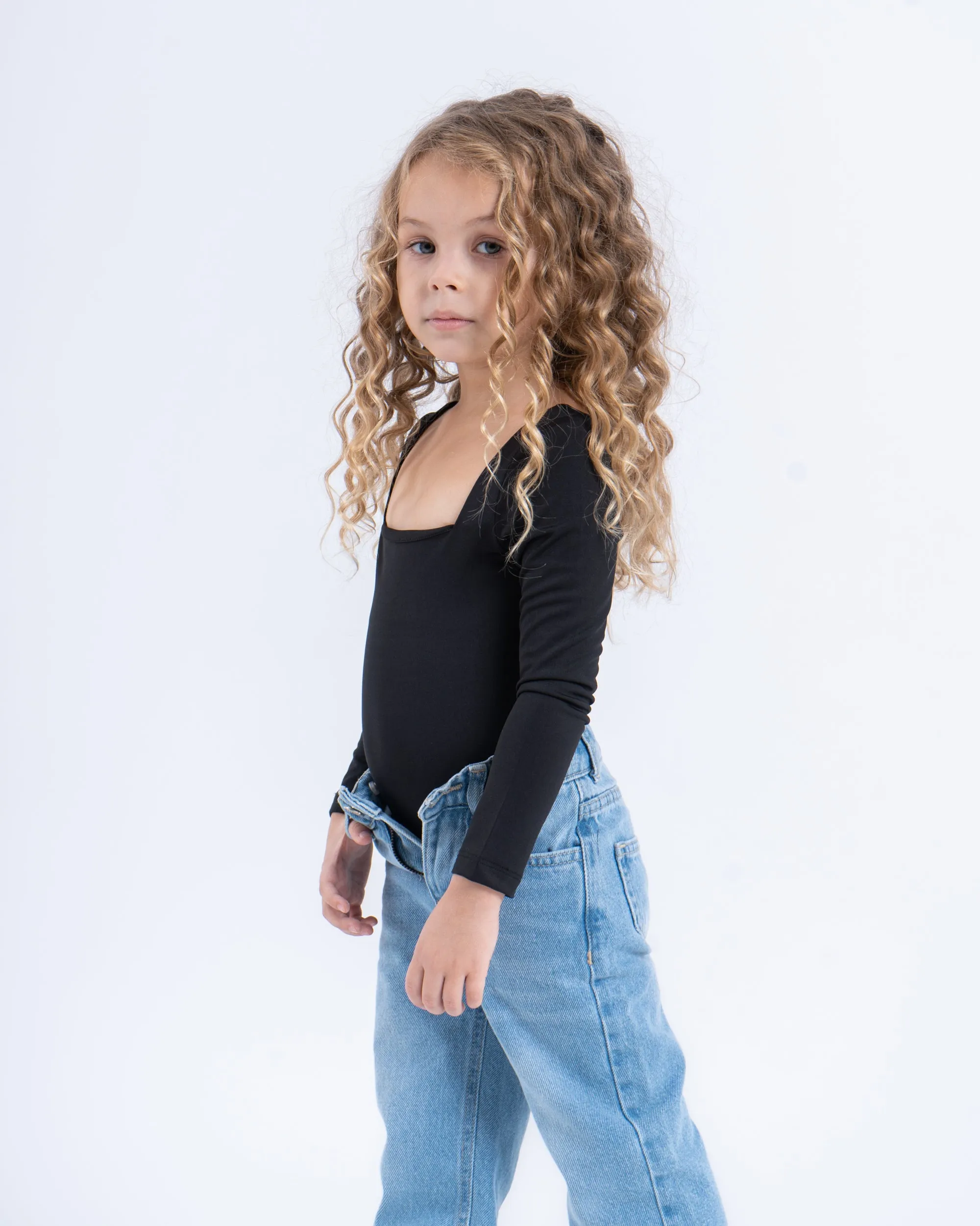 Sleek Polyamide Bodysuit