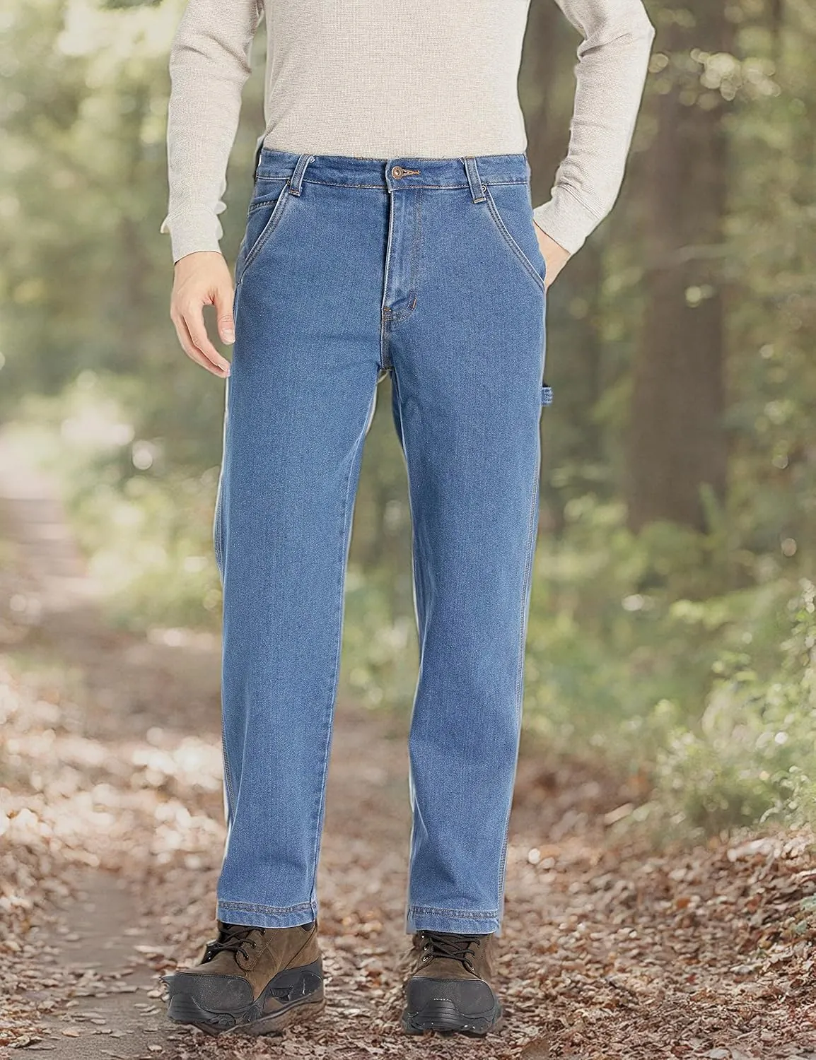 Smith's Workwear Men's Stretch Relaxed Fit Carpenter Jean