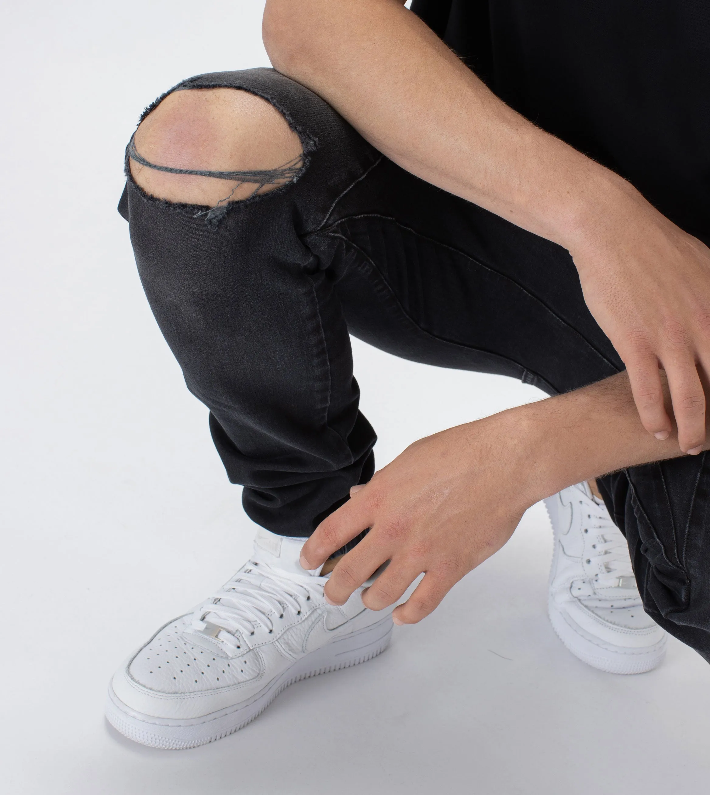 Sureshot Denim Jogger Carbon Black