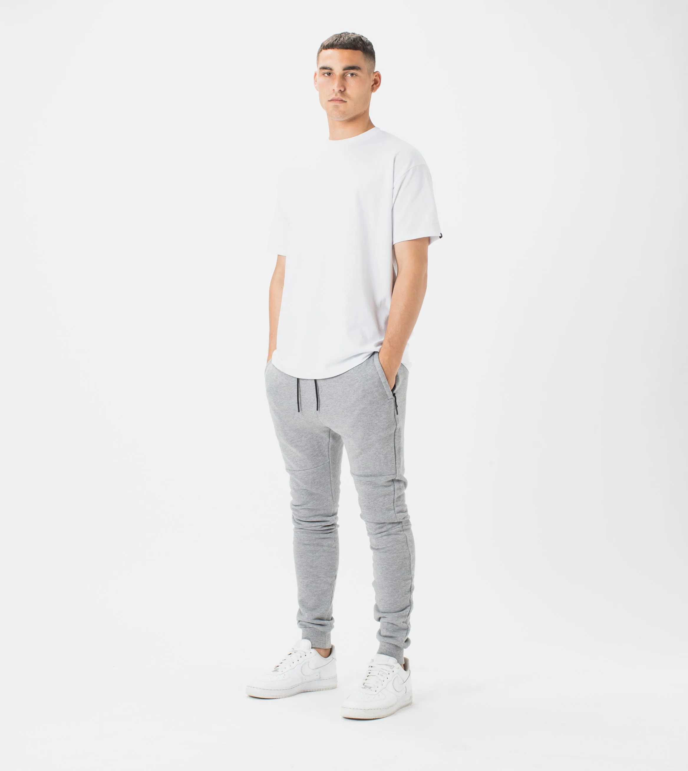 Sureshot Fleece Jogger Dk Grey Marle