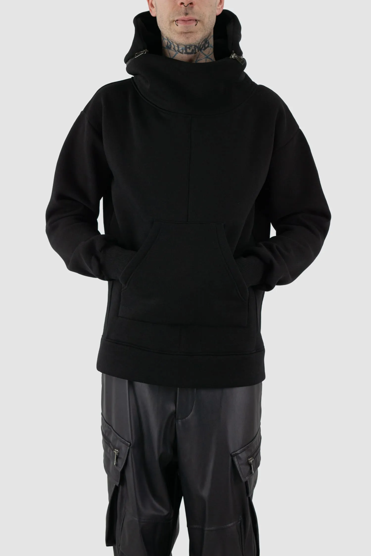 Sweater With Removable Hood