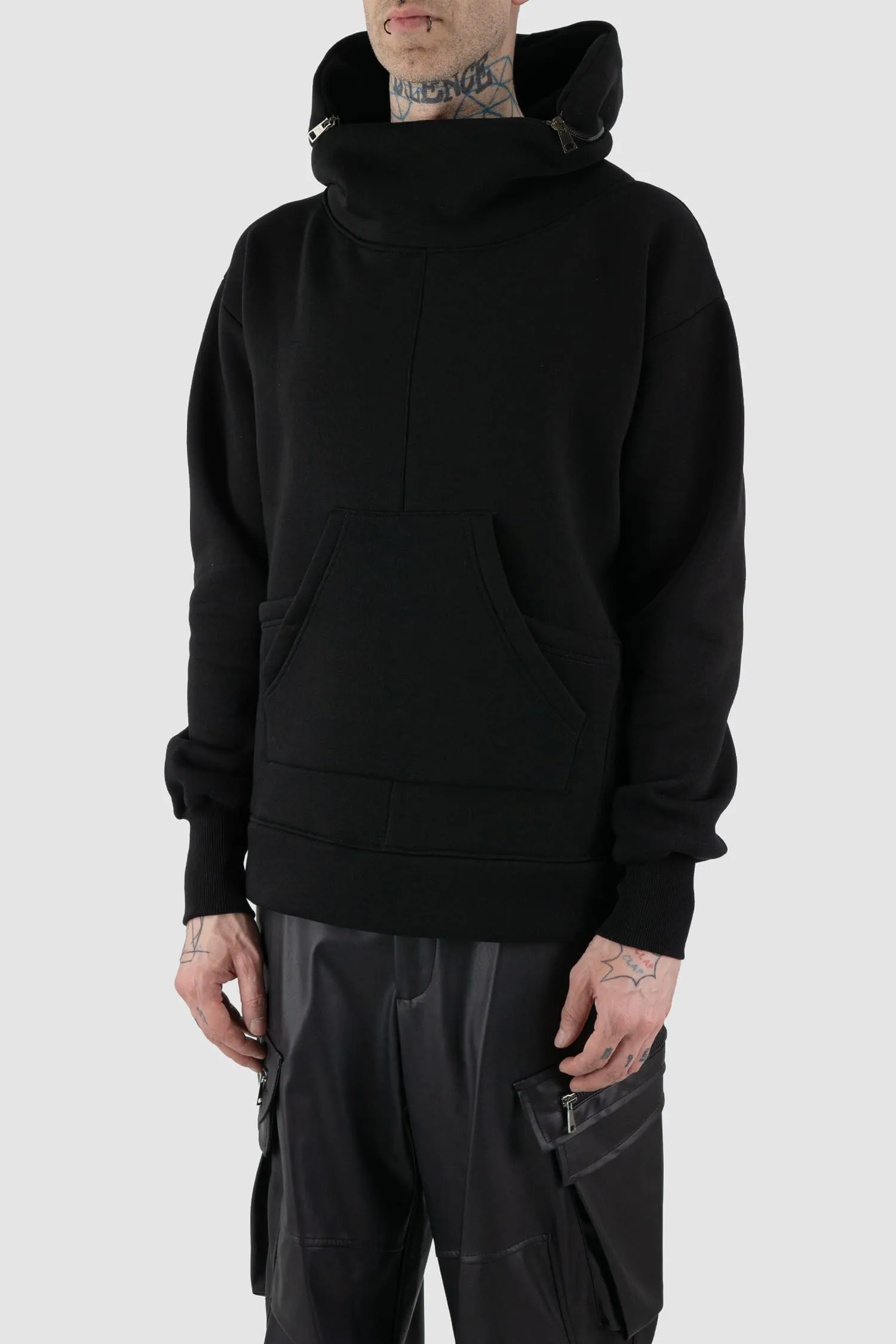 Sweater With Removable Hood