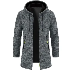 Sweaters for Men Men's Shawl Collar Long Cardigan Heavyweight Knitted Open Front Cardigans Sweaters