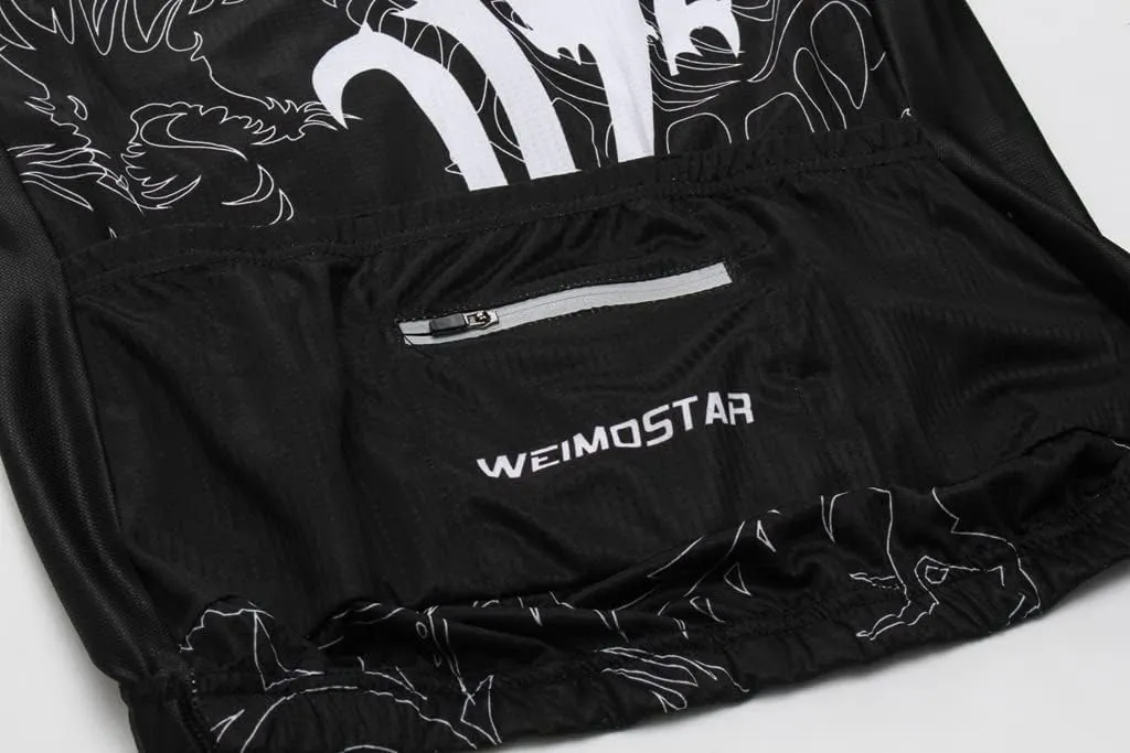 Weimostar Men's Cycling Jersey Men Mountain Bike Jerseys Short Sleeve Tops S-5XL