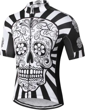 Weimostar Men's Cycling Jersey Men Mountain Bike Jerseys Short Sleeve Tops S-5XL