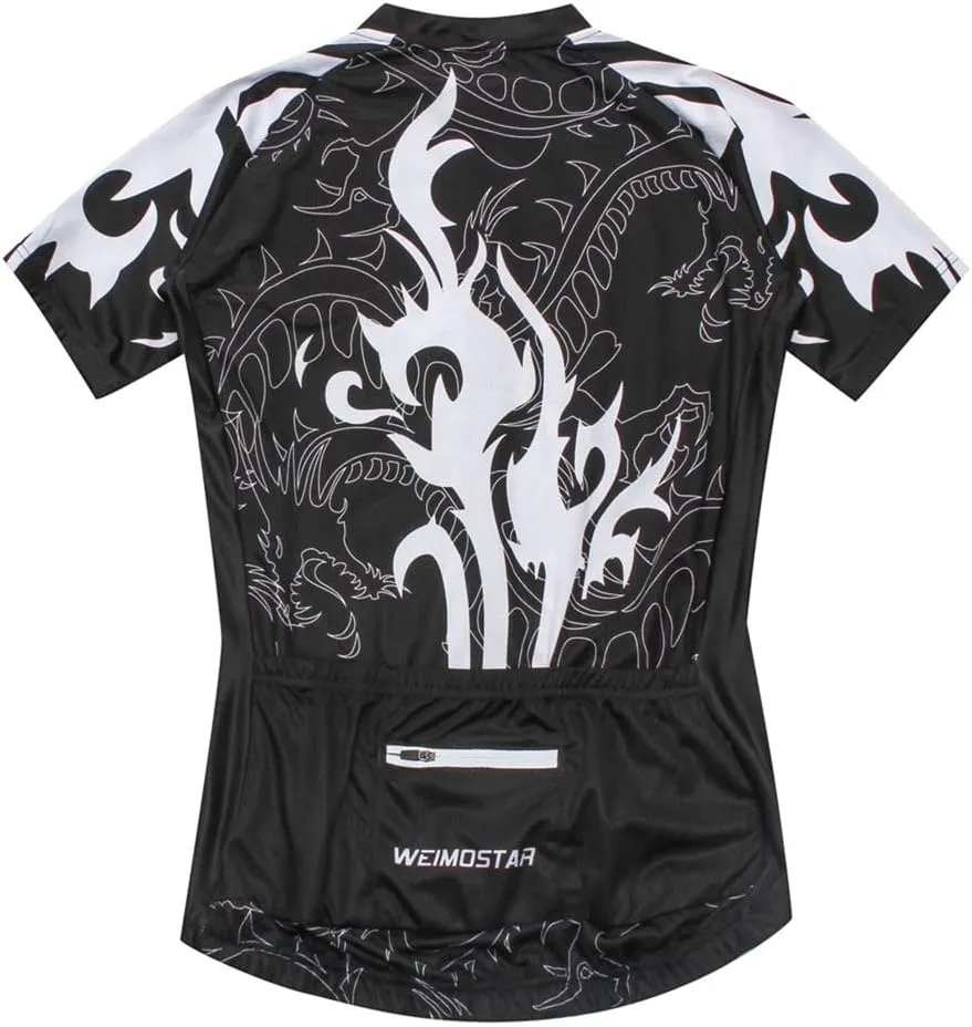 Weimostar Men's Cycling Jersey Men Mountain Bike Jerseys Short Sleeve Tops S-5XL